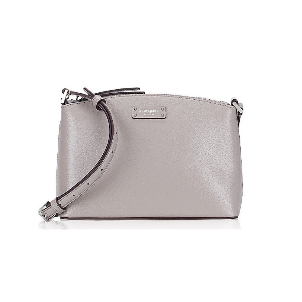 Brand New Kate Spade Jeanne Leather Crossbody Bag Soft Taupe 9.25"x6.5"x 3"